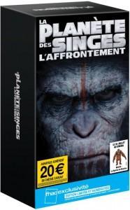Trois coffrets pré-réservation pour La planète des singes – L’affrontement planete-des-singes-laffrontement-coffret-fnac-maurice-01