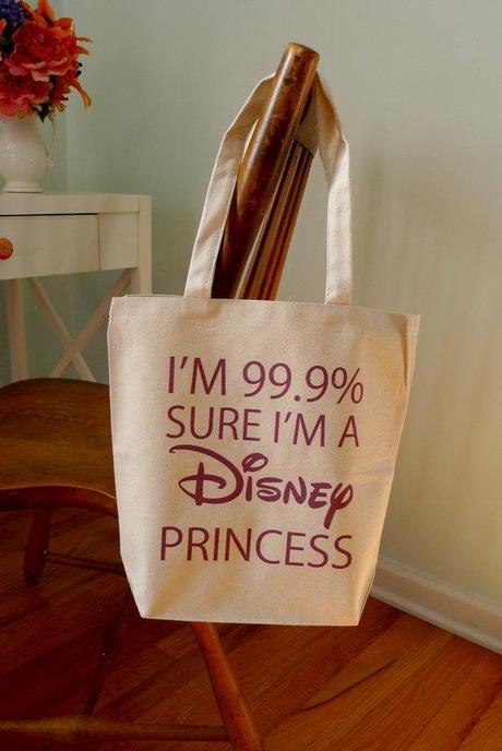 sac en toile princesse