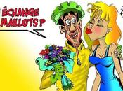 DESSIN PRESSE: Vincenzo Nibali caravane française rient jaune