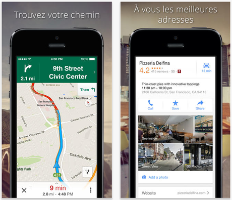 Google Maps 3.2 iphone