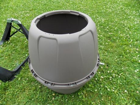 Composteur à tambour basculant : installation et début du test
