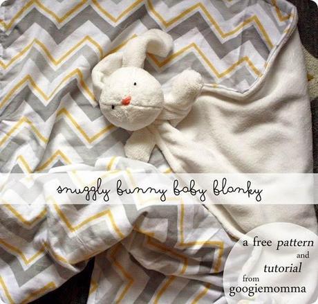 couverture bebe lapin DIY : la couverture doudou lapin pour bébé