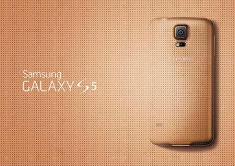 Samsung s'habille en doré & en bleu #GalaxyS5