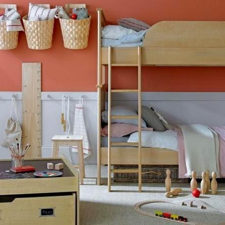 Chambre enfant orange I Harness via Nat et nature Home challenge : La couleur dans nos intérieurs