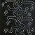 1985, Keith Haring : Untitled Subway Drawing