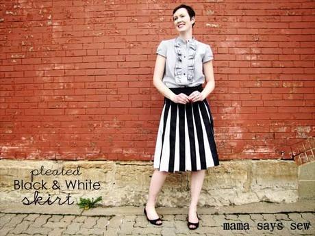 jupe plissee noir blanc 10 idées de jupe à coudre pour lété