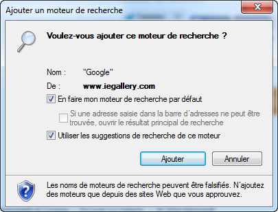 Comment modifier le moteur de recherche par défaut IE, Chrome et Firefox