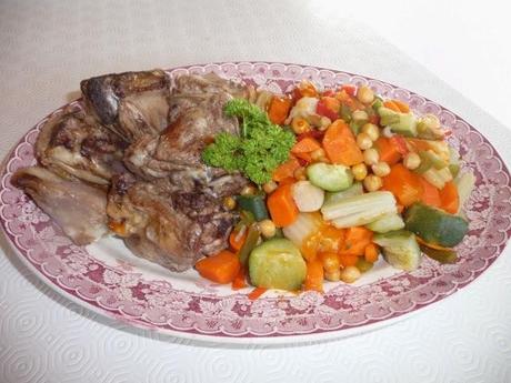 Recette Couscous  marocain thermomix d'agneau et légumes