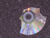 Broken cd