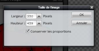 conserver proportion nouvelle image