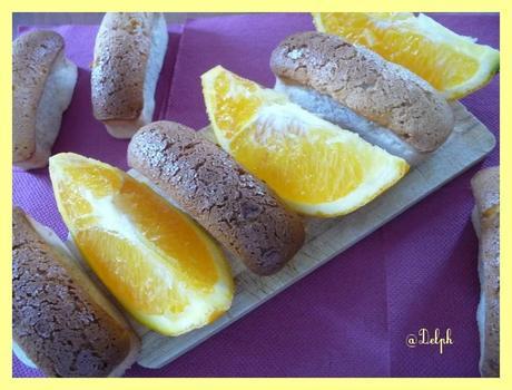 Financiers Amande-Orange