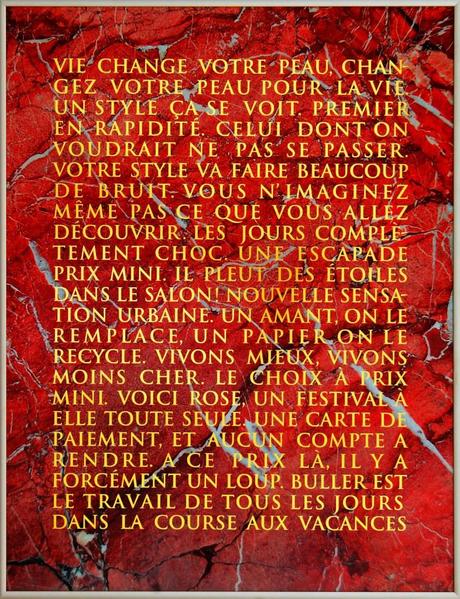 Stèle N°4 Slogans collections; Jean-Paul Albinet