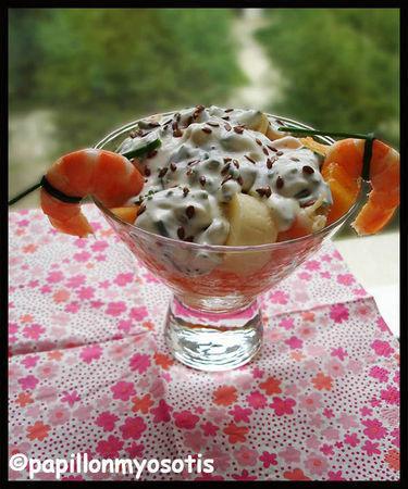 MELON AUX CREVETTES ET CŒUR DE PALMIER melon aux crevettes et coeur de palmier 2