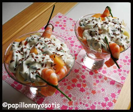 MELON AUX CREVETTES ET CŒUR DE PALMIER melon aux crevettes et coeur de palmier 1