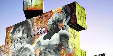 ART : Pichi & Avo et ses sculptures container ! (Rock Werchter)