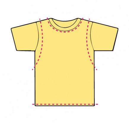 DIY : Transformer deux t-shirts trop grands en petits chandails d'été