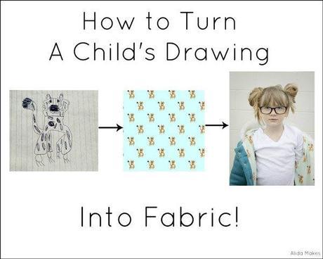 dessin enfant tissu Comment transformer des dessins denfants en tissu