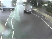 cycliste fait renverser voiture (Londres)