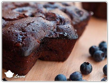 Brownie aux myrtilles