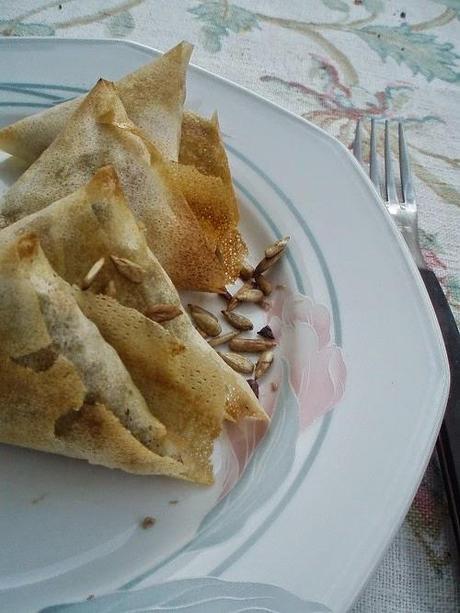 Samosa de petits pois au gingembre