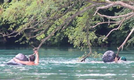 baignade interdite à genève,baignade à la pointe de la jonction,la pointe de la jonction,pont de sous terre,noyé,noyade à genève