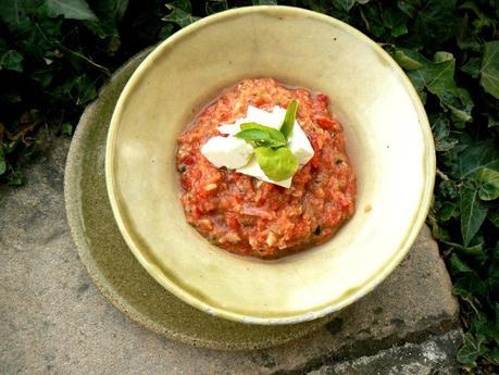 Gaspacho au vinaigre de figues Gaspacho