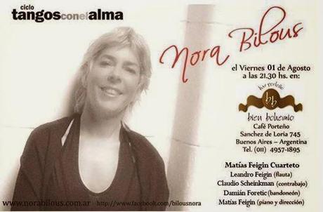 Nora Bilous à Bien Bohemio le 1er août [à l'affiche]