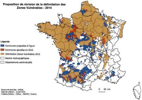 Pollution : les nitrates gagnent du terrain en France Pollution : les nitrates gagnent du terrain en France