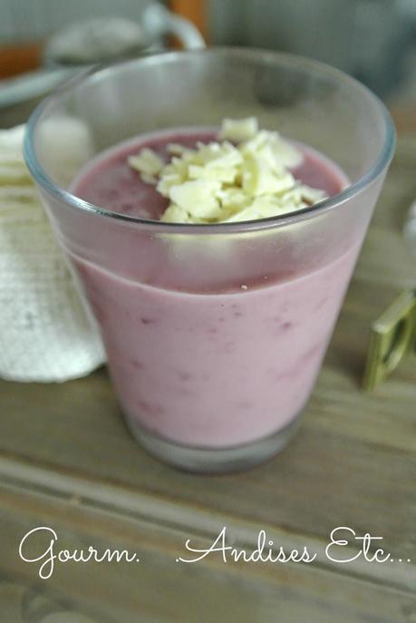 Mousses de Framboises au Chocolat Blanc Légères ou Pas ...