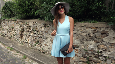 Robe Sheinside bleu 1