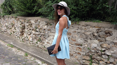 Robe Sheinside bleu 2