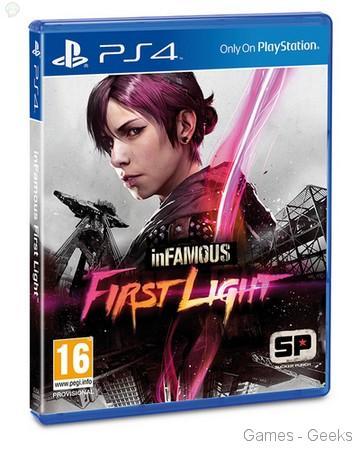 925055JaquetteFirstLight inFamous Second Son : Le DLC First Light aussi en boite  Infamous Second Son first light DLC 