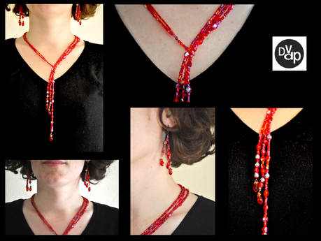 Forever rouge Forever-collier-rouge-boucle-oreille
