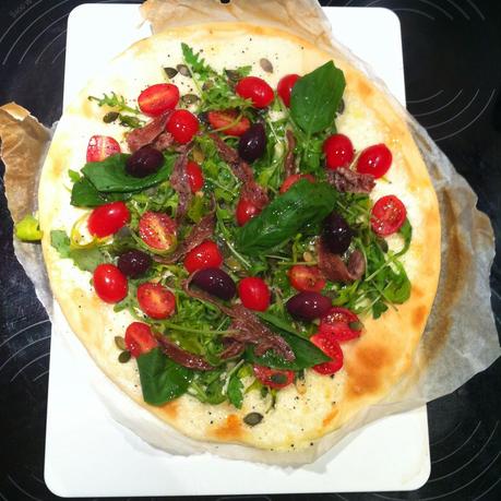 UNE PIZZA BLANCHE...