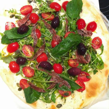 UNE PIZZA BLANCHE...