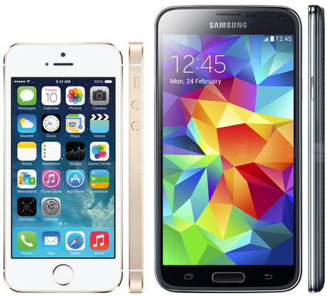 iPhone 5s Vs Samsung Galaxy S5