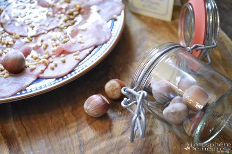 Carpaccio de broutard à la noisette