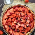Tarte aux fraises et autres fruits rouges de Philippe Conticini