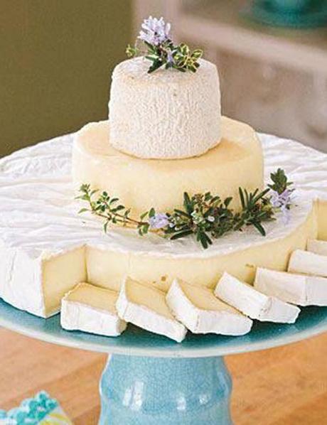 Pièce montée de fromages