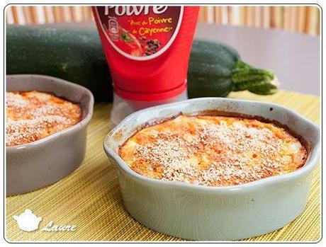 Gratin courgette et Ketchup