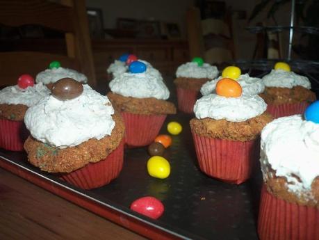 cupcakes m&ms 