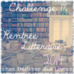 Challenge Rentrée littéraire 2014