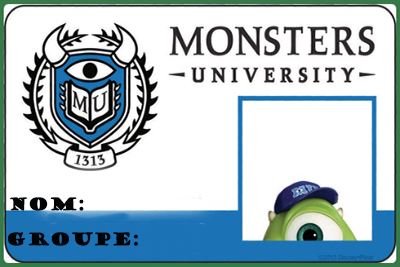 Des étiquettes Monster University pour le retour à l'école de vos p'tits monstres! #BackToSchool #DIY