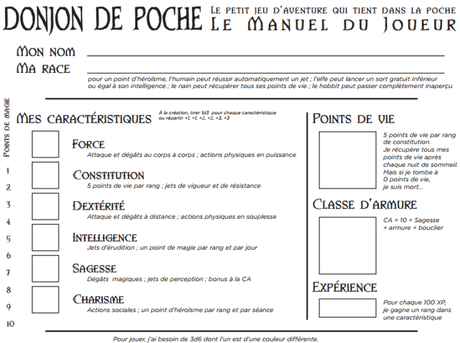 donjon de poche Découvrir le jeu de rôle Donjon de Poche