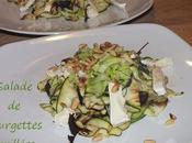 Salade courgettes grillées