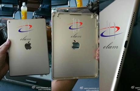 Les premières photos de la face arrière de l'iPad Air 2e version