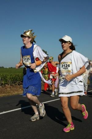 Cette semaine j'ai aimé.... Caro et Tom au marathon du Médoc