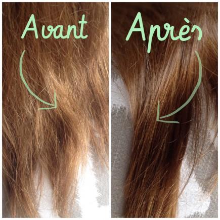 Mes cheveux, avant / après