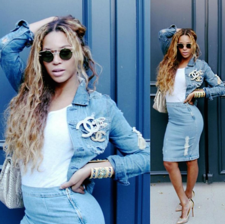 Beyoncé Denim Chanel