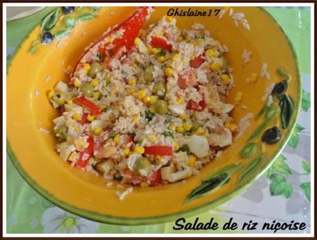 Salade de riz niçoise - 2ème